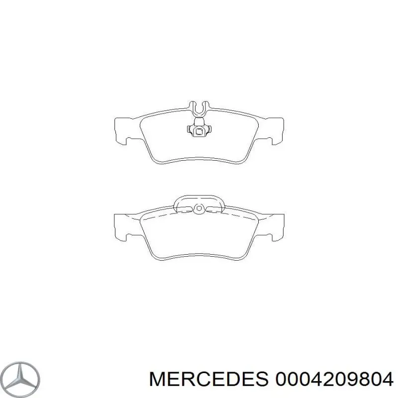  Mercedes 0004209804 цена, от 98.16 USD