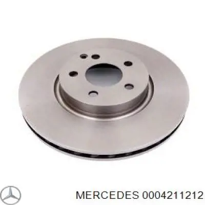 0004211212 Mercedes диск тормозной передний
