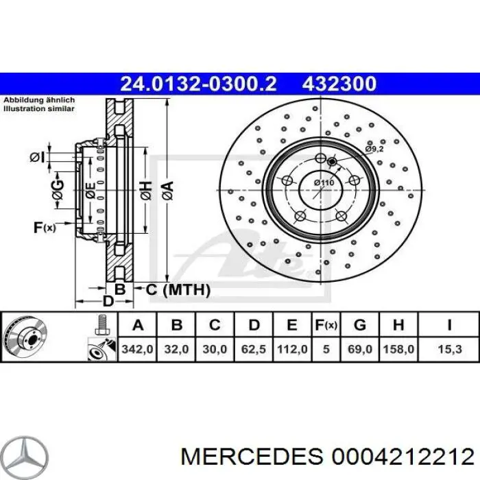 0 986 479 G40 Bosch disco do freio dianteiro