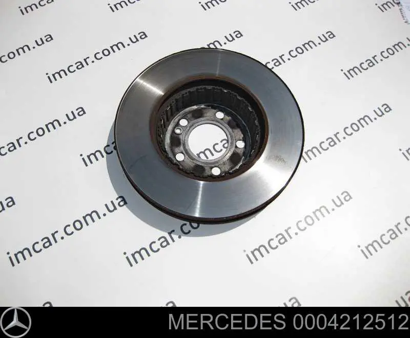 Передние тормозные диски 0004212512 Mercedes