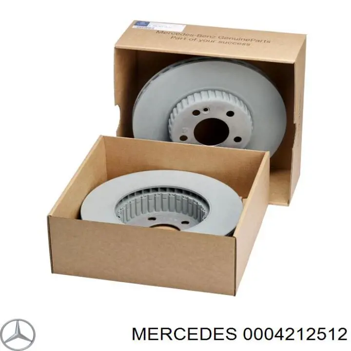 Передние тормозные диски 000421251269 Mercedes