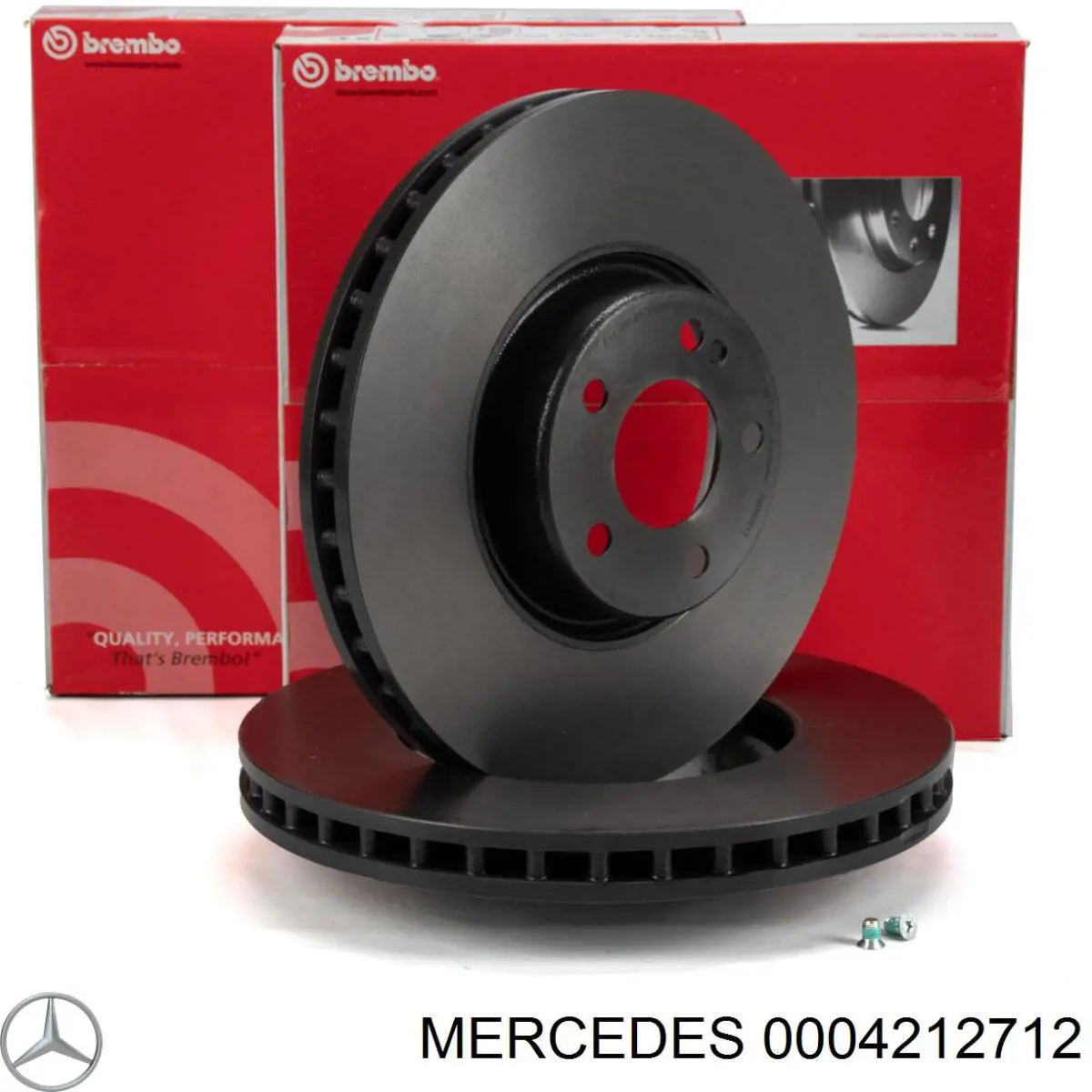 Передний тормозной диск Mercedes 4212712