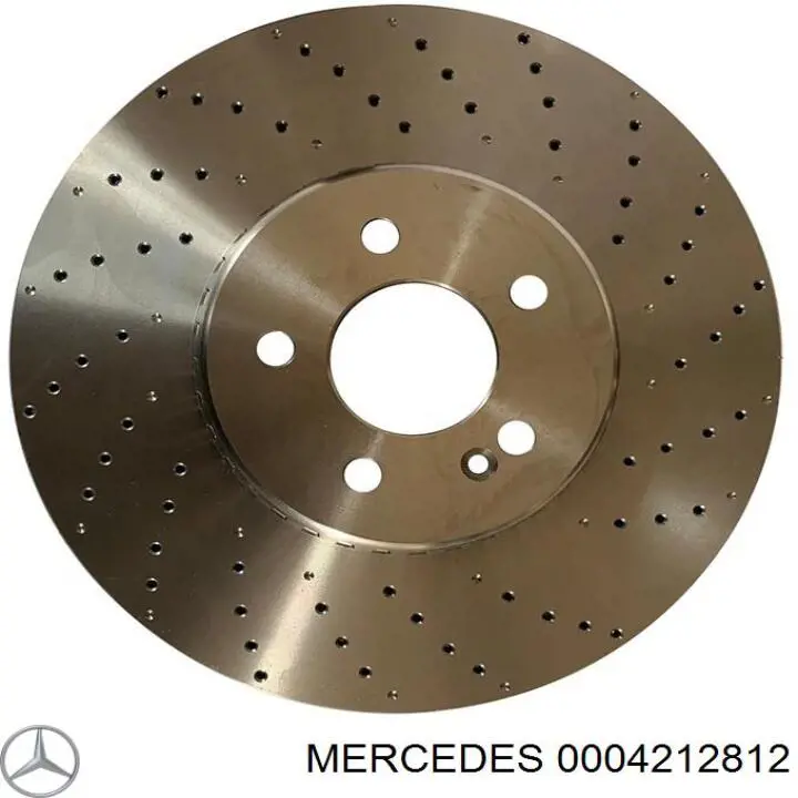 0004212812 Mercedes диск тормозной передний