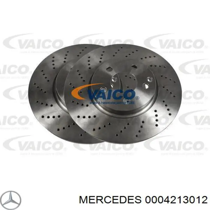0004213012 Mercedes диск тормозной передний