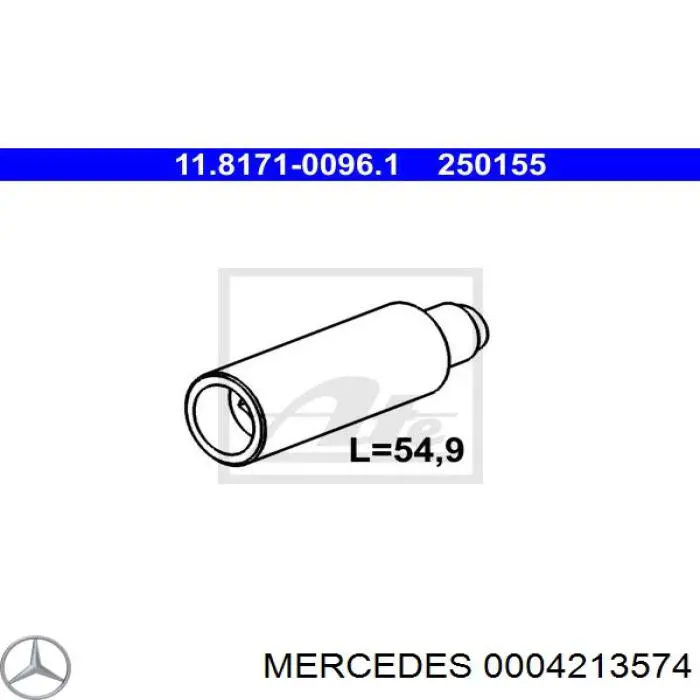 0004213574 Mercedes направляющая суппорта переднего