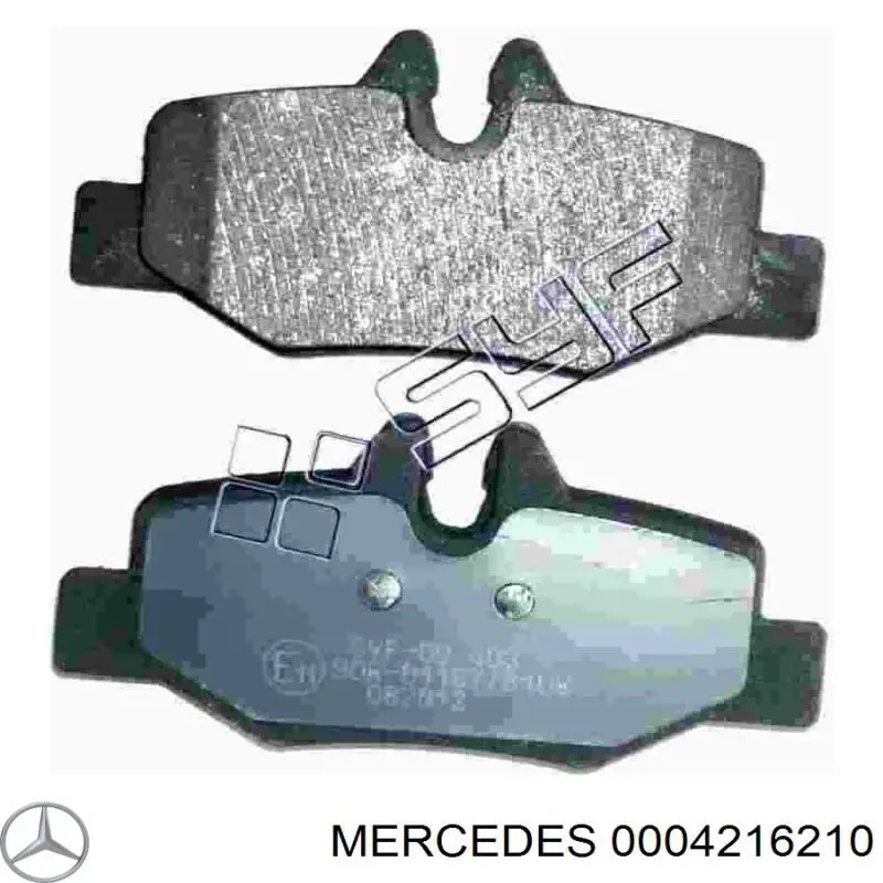 Колодки дисковые  Mercedes 0004216210 цена, от 18.09 USD