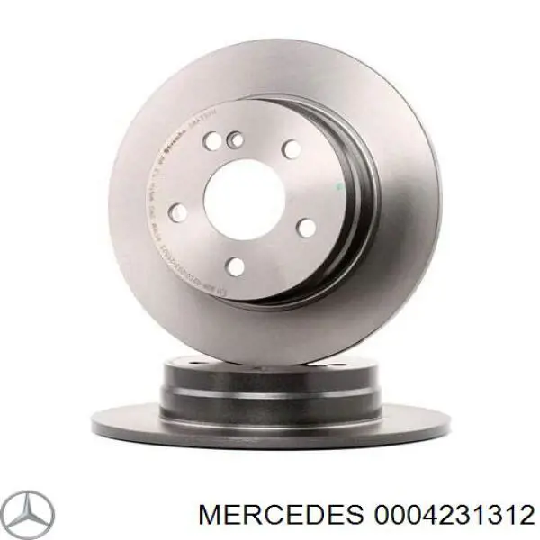 0004231312 Mercedes Дисковый тормоз