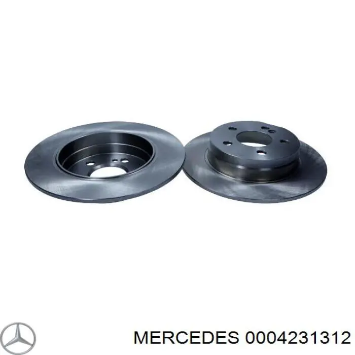 Задний тормозной диск Mercedes 0004231312 цена, от 33.57 USD