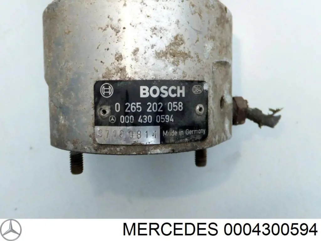 Ресивер пневматической системы Mercedes A0004300594 цена, от 53.61 USD