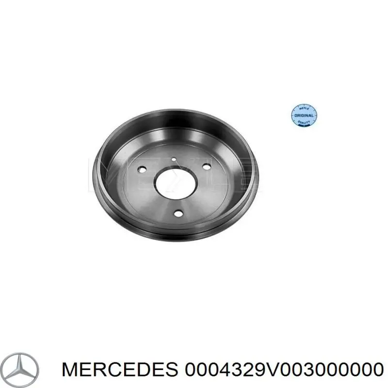 0004329V003000000 Mercedes барабан тормозной задний
