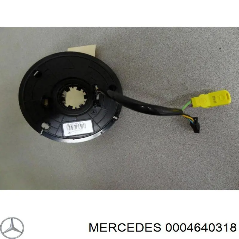4640318 Mercedes anel airbag de contato, cabo plano do volante