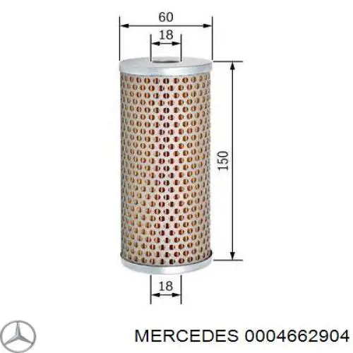 Фильтр ГУР 0004662904 Mercedes