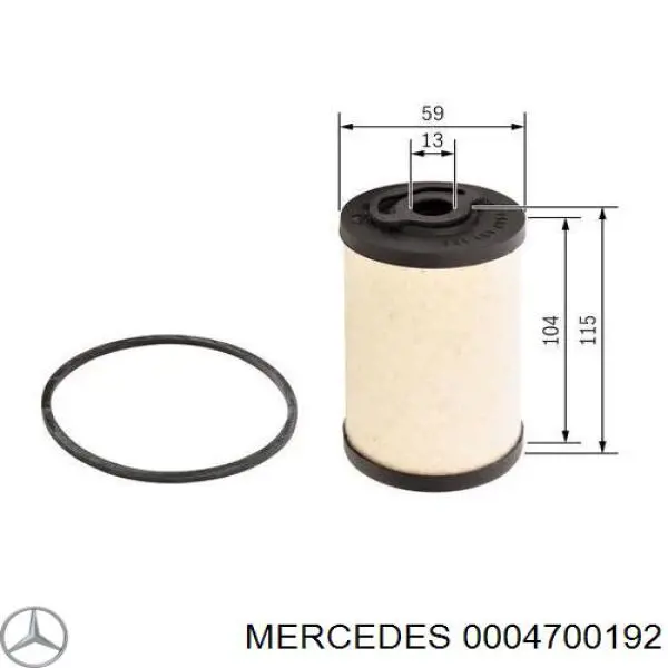 0004700192 Mercedes Фильтр топлива