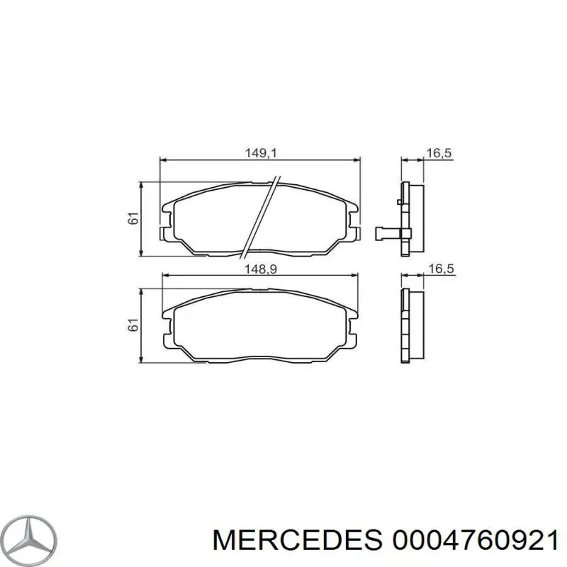 Гидроаккумулятор системы питания A000476102164 Mercedes