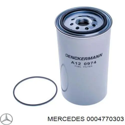 0004770303 Mercedes filtro de combustível