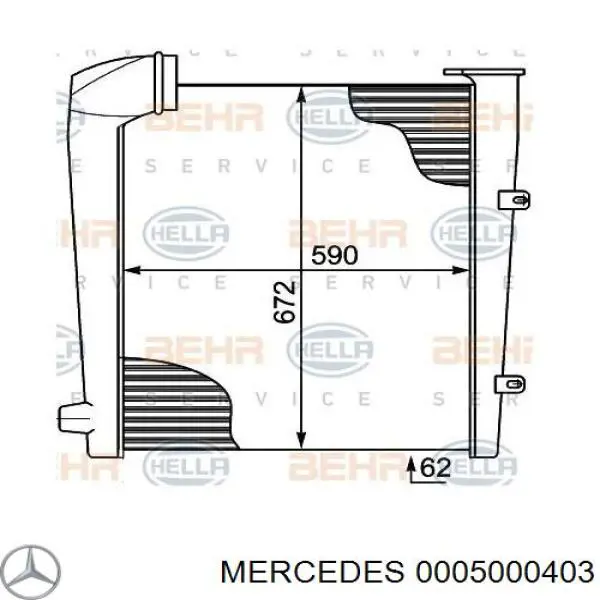  0005000403 Mercedes