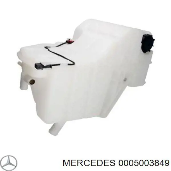Бачок системы охлаждения двигателя расширительный Mercedes 0005003849 цена, от 78.11 USD