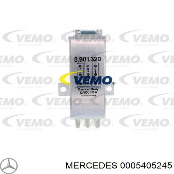 000 540 52 45 Mercedes реле-регулятор генератора (реле зарядки)