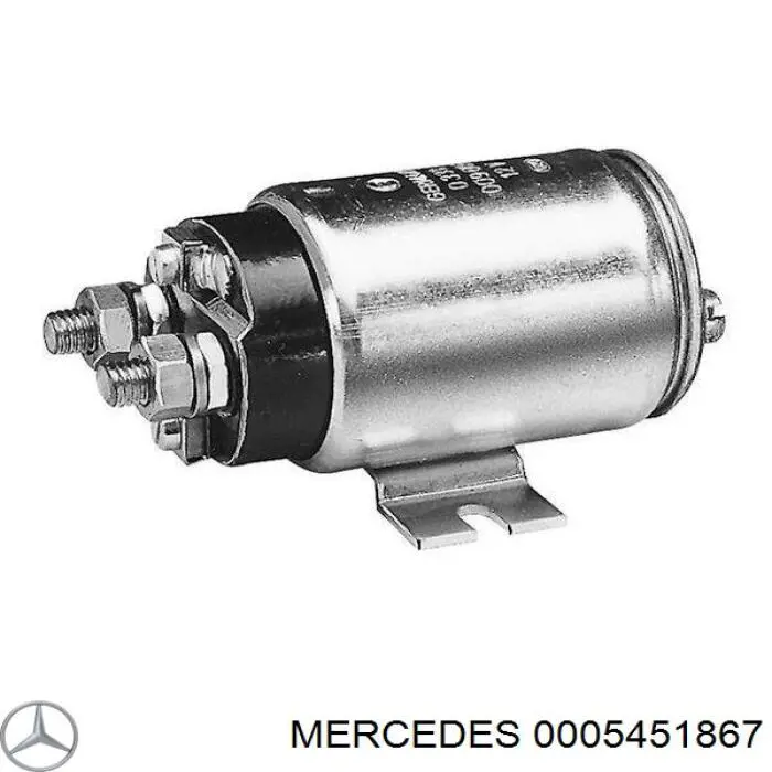 Втягивающее реле стартера 0005451867 Mercedes