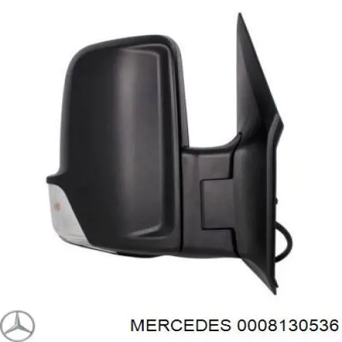 0008130536 Mercedes внутренняя накладка крепления зеркала правого