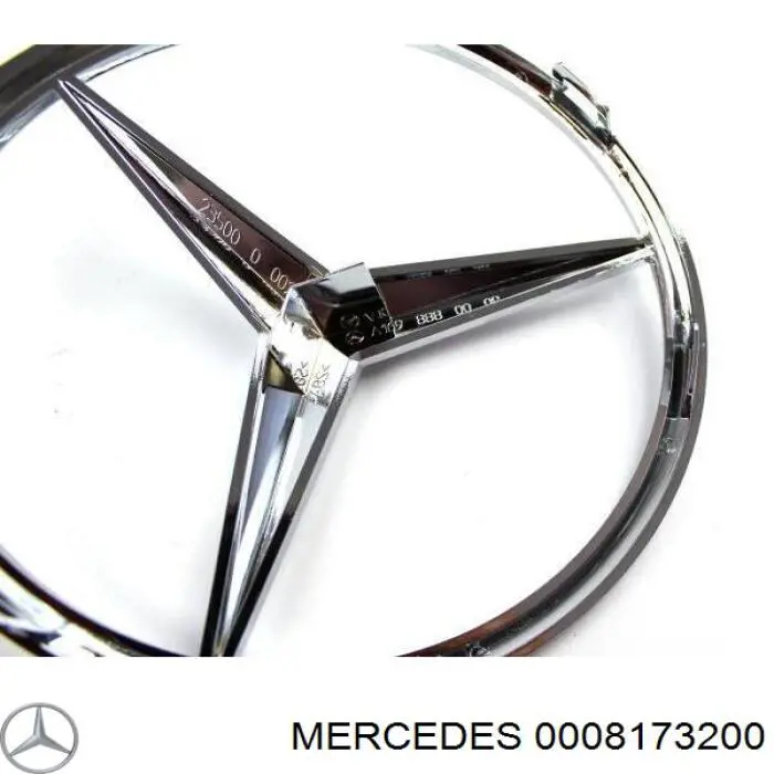 Фирменный значек решетки радиатора Mercedes 0008173200