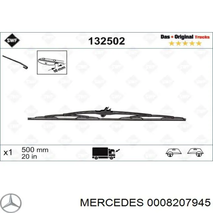  0008207945 Mercedes