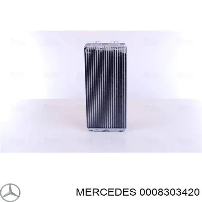 0008303420 Mercedes Радиатор отопителя салона
