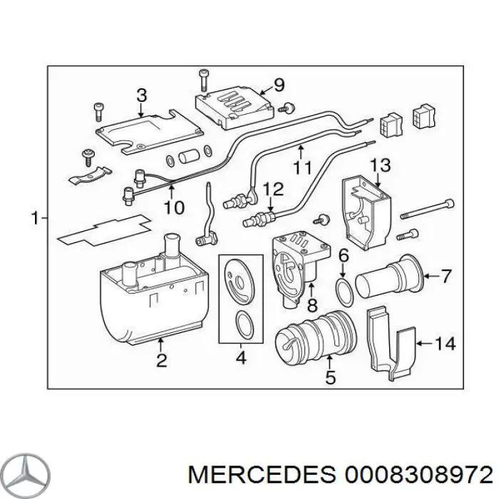  A0008308972 Mercedes