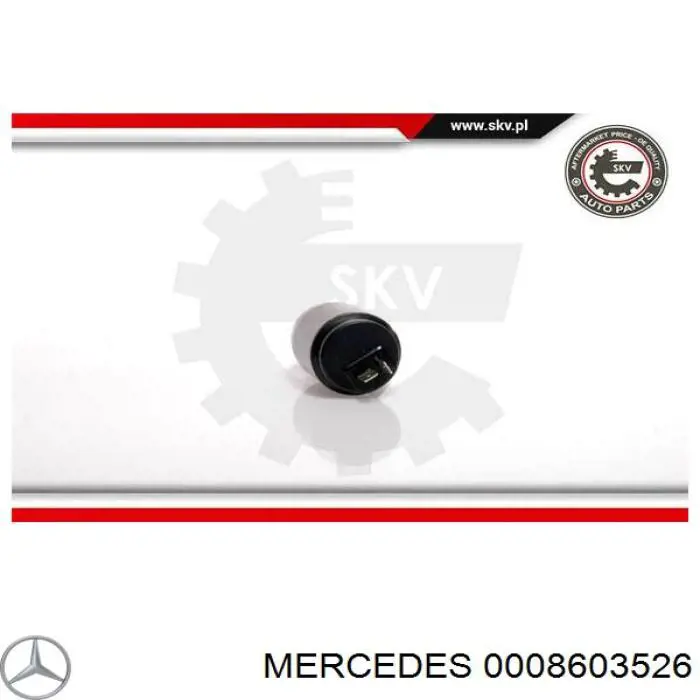 0008603526 Mercedes насос-мотор омывателя стекла переднего