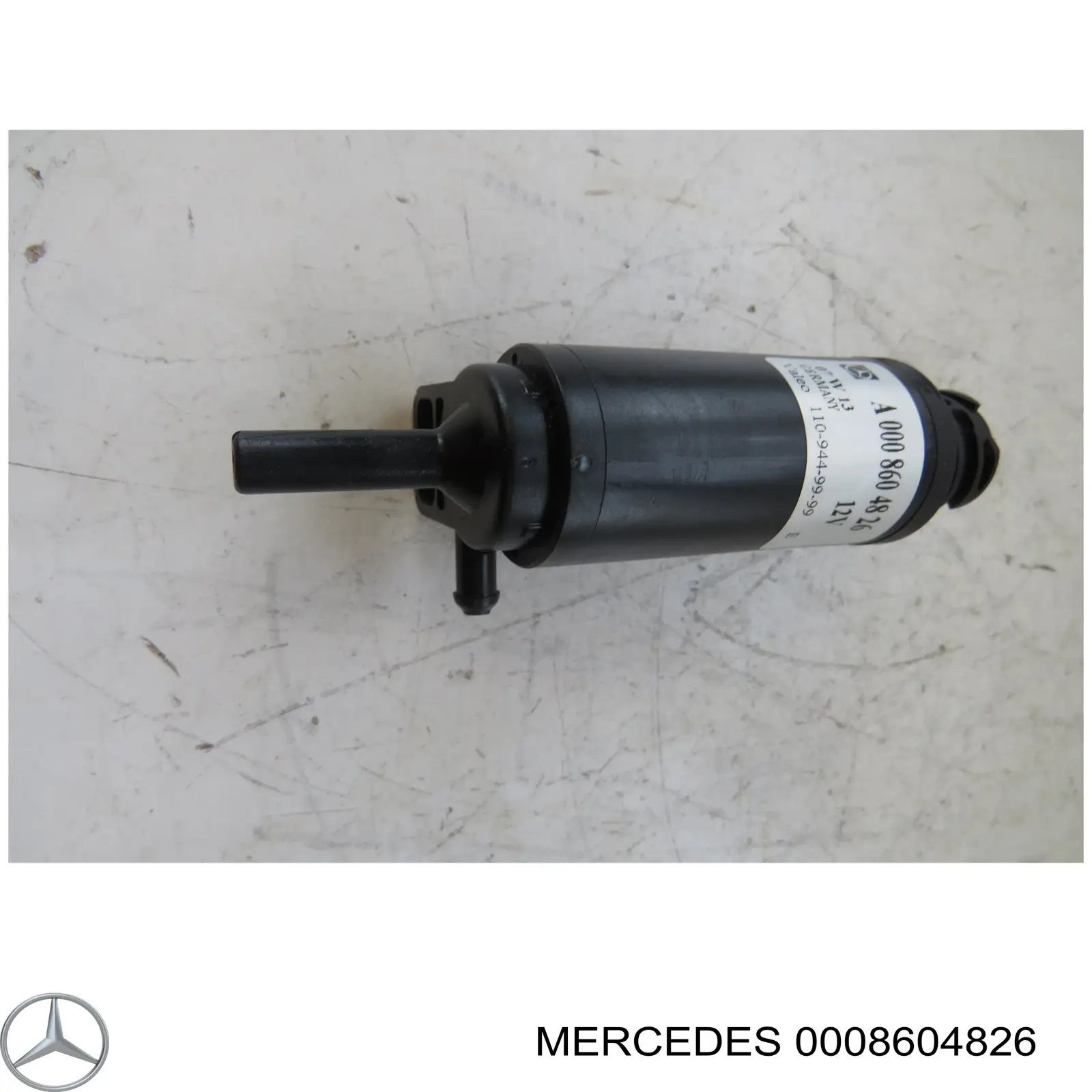 0008604826 Mercedes bomba de motor de fluido para lavador de vidro dianteiro