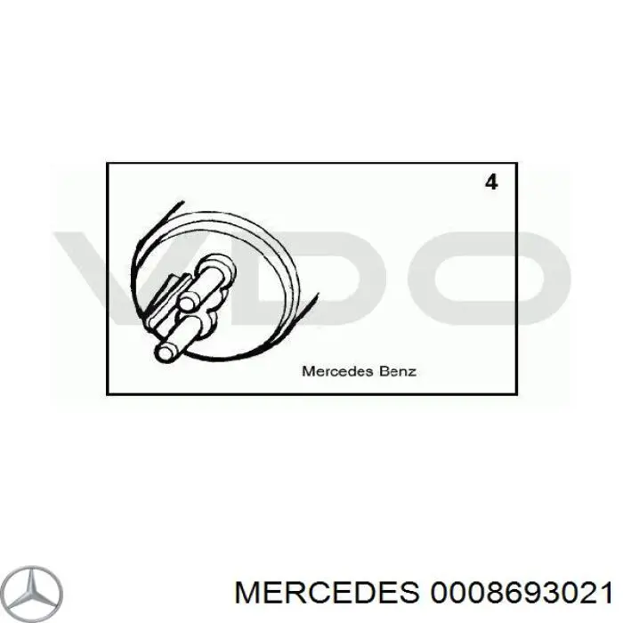 Моторчик омывателя 0008693021 Mercedes