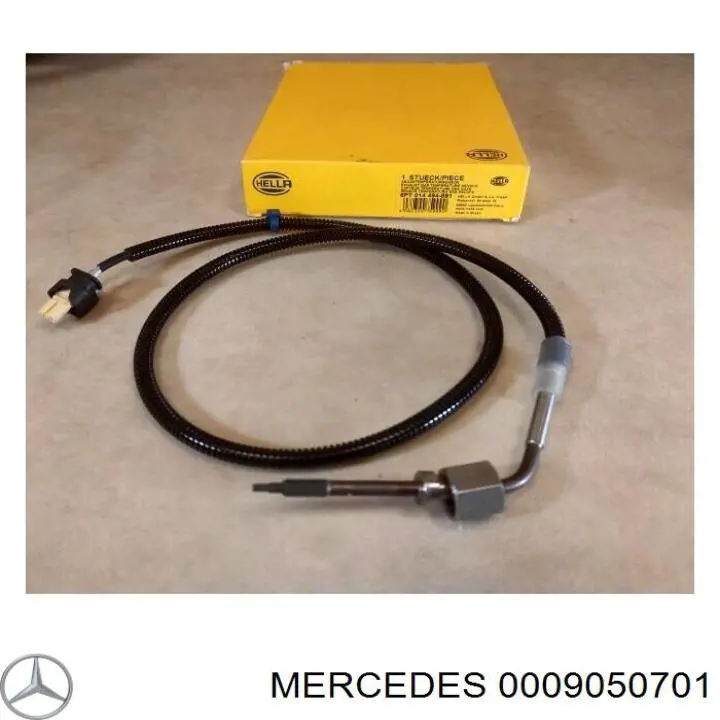 Датчик температуры отработавших газов (ОГ), в катализаторе на Mercedes CLA-Class (X117)