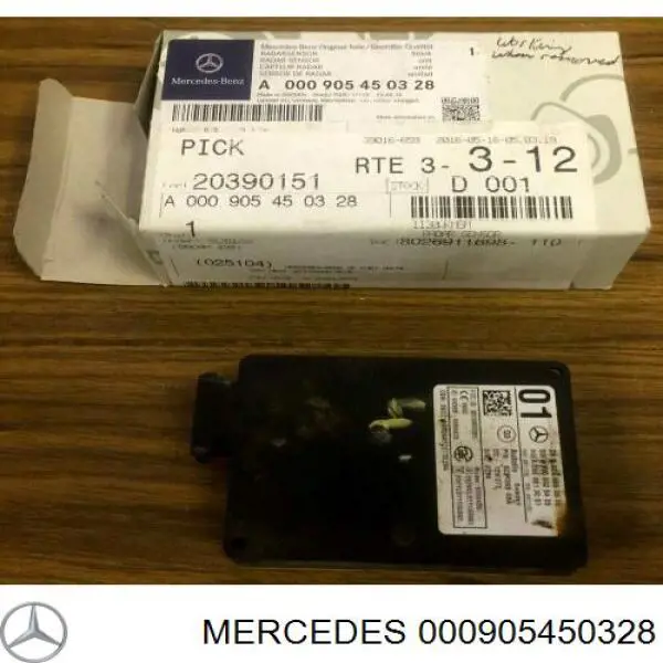 Датчик контроля мертвой зоны, задний на Mercedes ML/GLE (W166)
