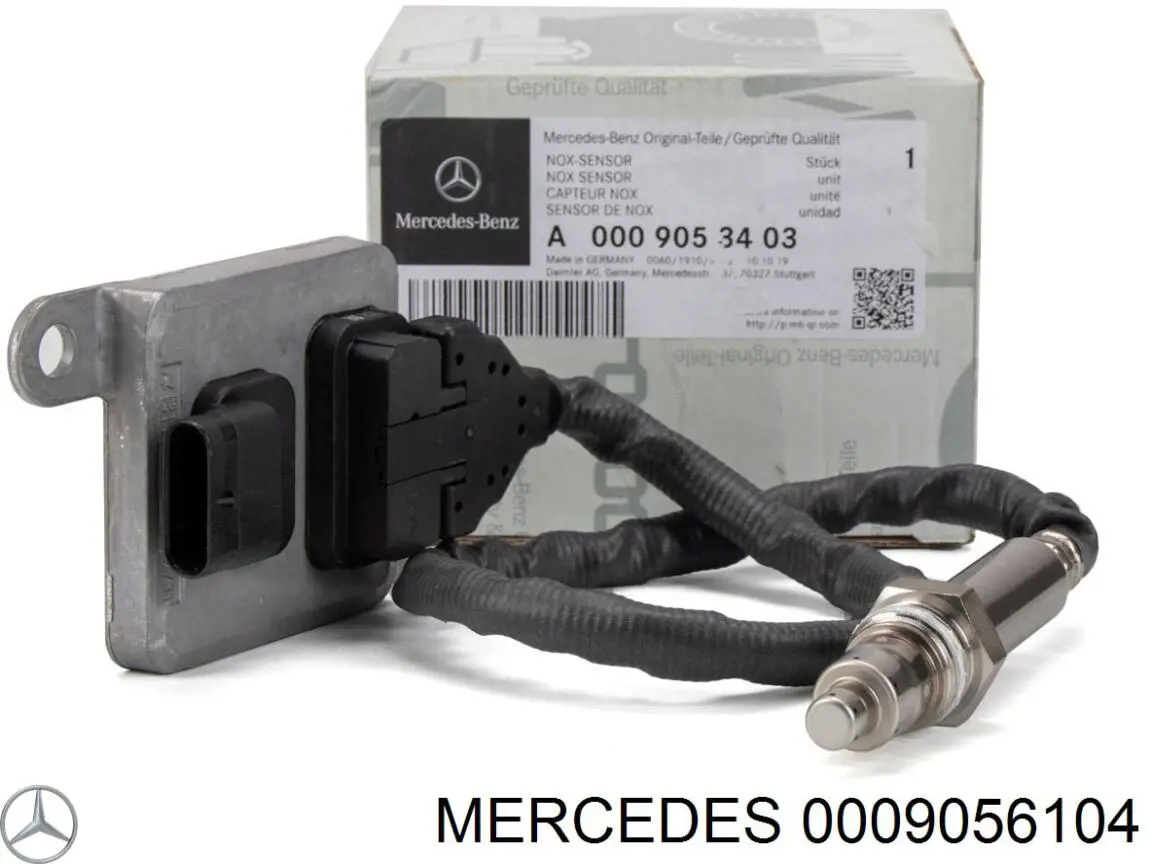 0009056104 Mercedes sensor de óxidos de nitrogênio nox