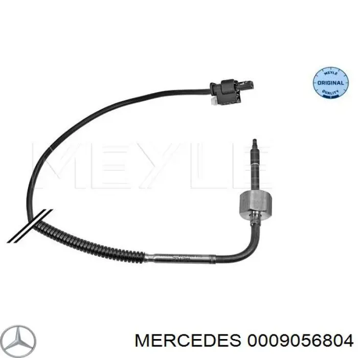 0009056804 Mercedes sensor de temperatura dos gases de escape (ge, até o catalisador)
