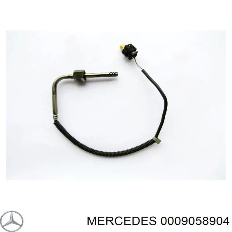 0009058904 Mercedes sensor de temperatura dos gases de escape (ge, até o catalisador)