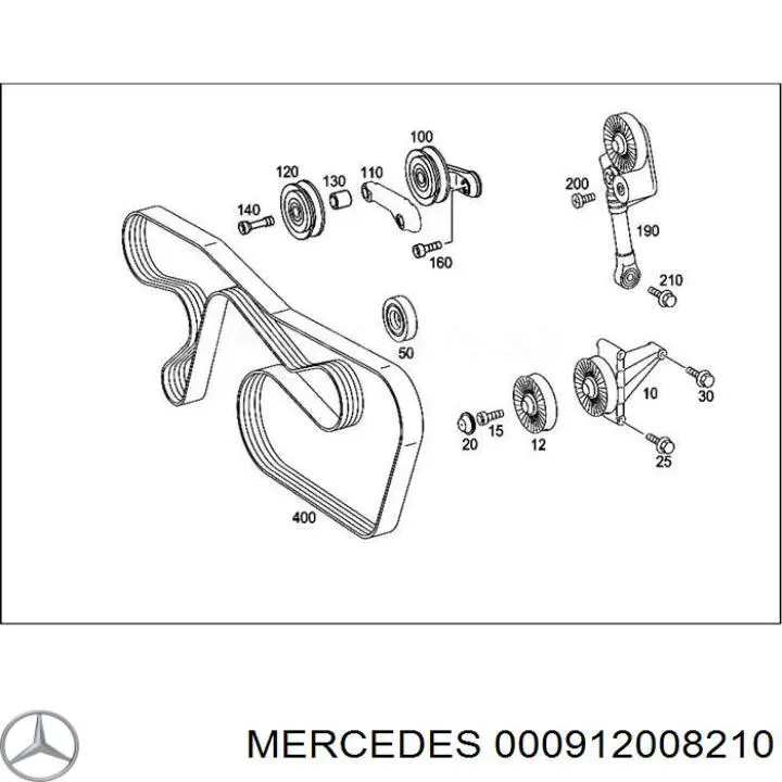  N000912008210 Mercedes