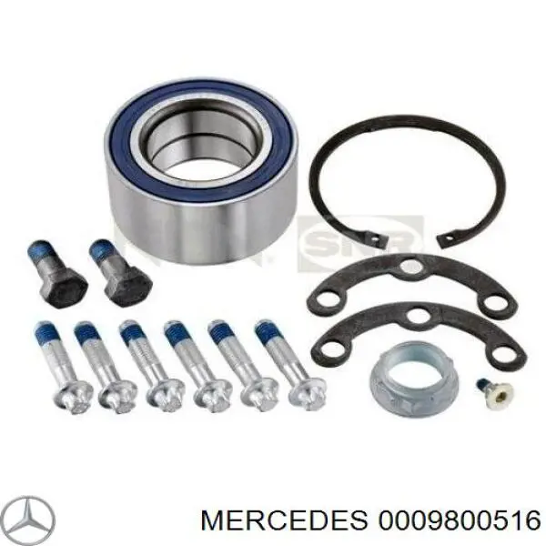 Подшипник ступицы пер/зад Mercedes 0009800516 цена, от 29.78 USD