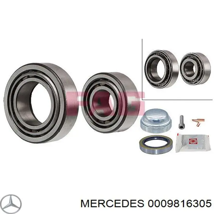 Подшипник ступицы 0009816305 Mercedes