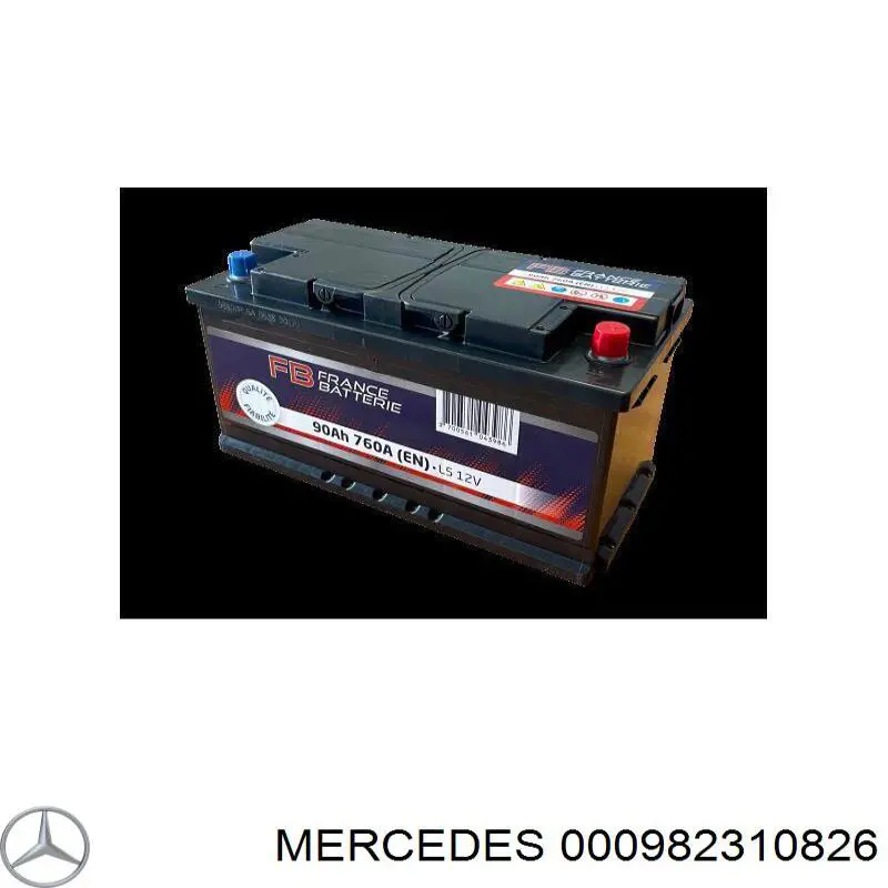 Аккумулятор автомобильный Mercedes 000982310826 цена, от 199.47 USD