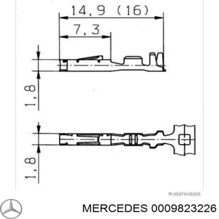  Mercedes 0009823226 цена, от 1.68 USD