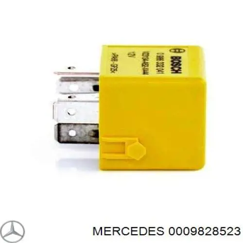 0009828523 Mercedes relê do compressor de suspensão pneumática