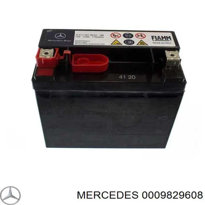 0009829608 Mercedes bateria recarregável (pilha)