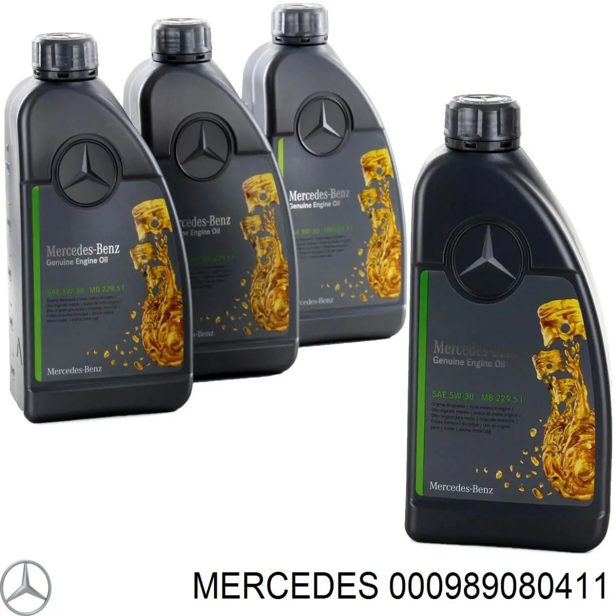 Трансмиссионное масло 000989080411 Mercedes