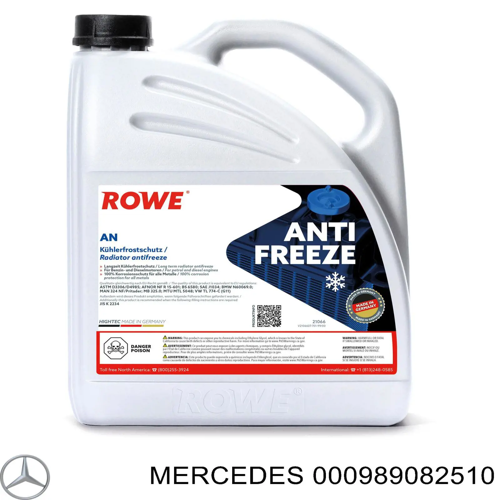 000989082510 Mercedes Охлаждающаяя жидкость