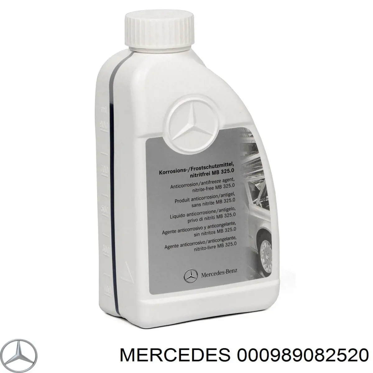 Охлаждающая жидкость Mercedes 000989082520