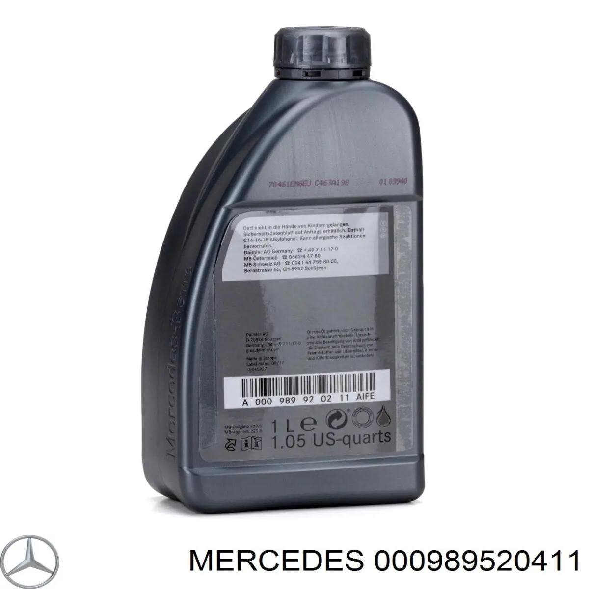 A000989520411 Mercedes 