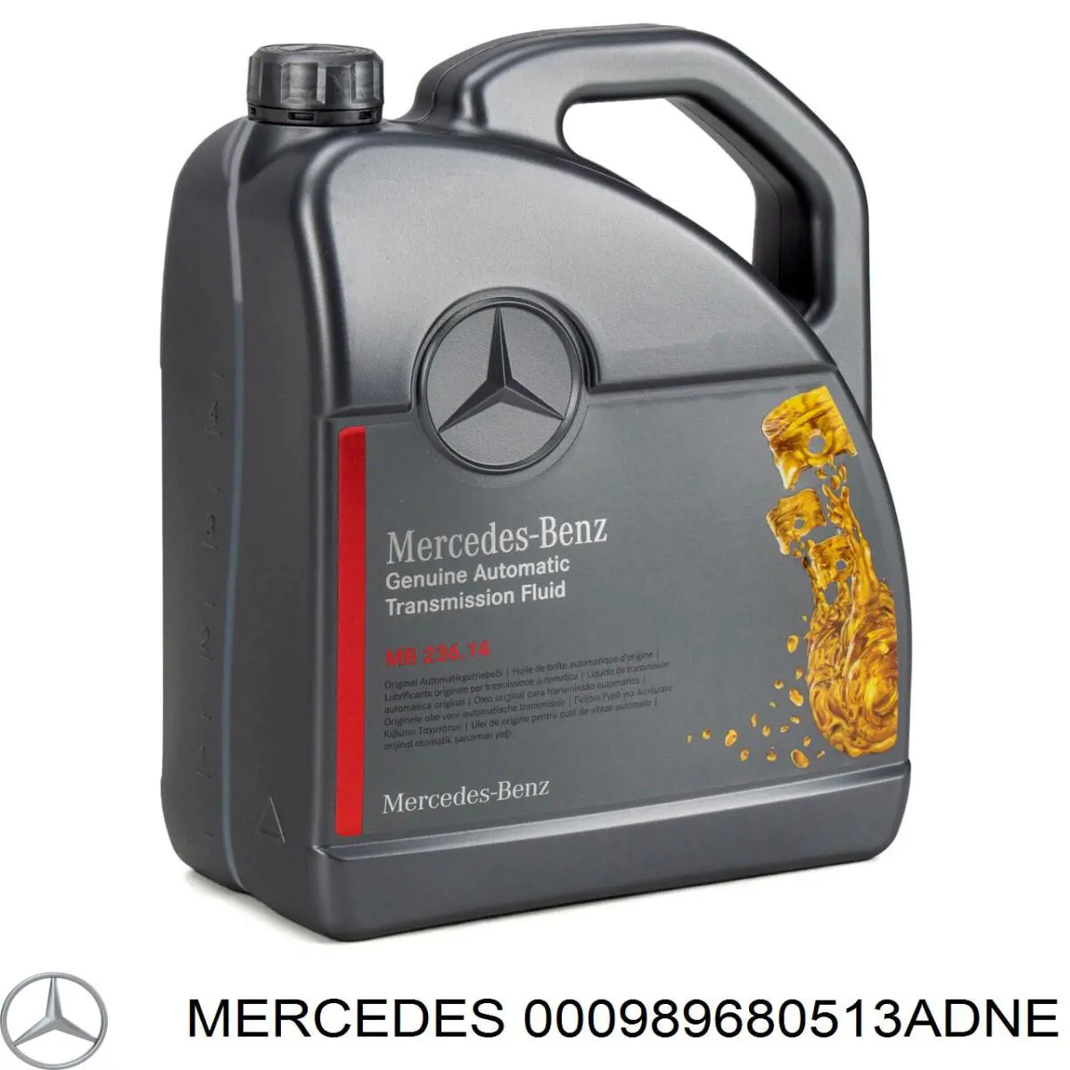 Трансмиссионное масло A000989680513ADNE Mercedes