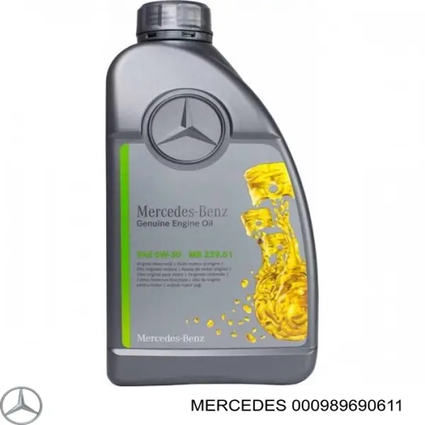 000989690611 Mercedes Масло двигателя