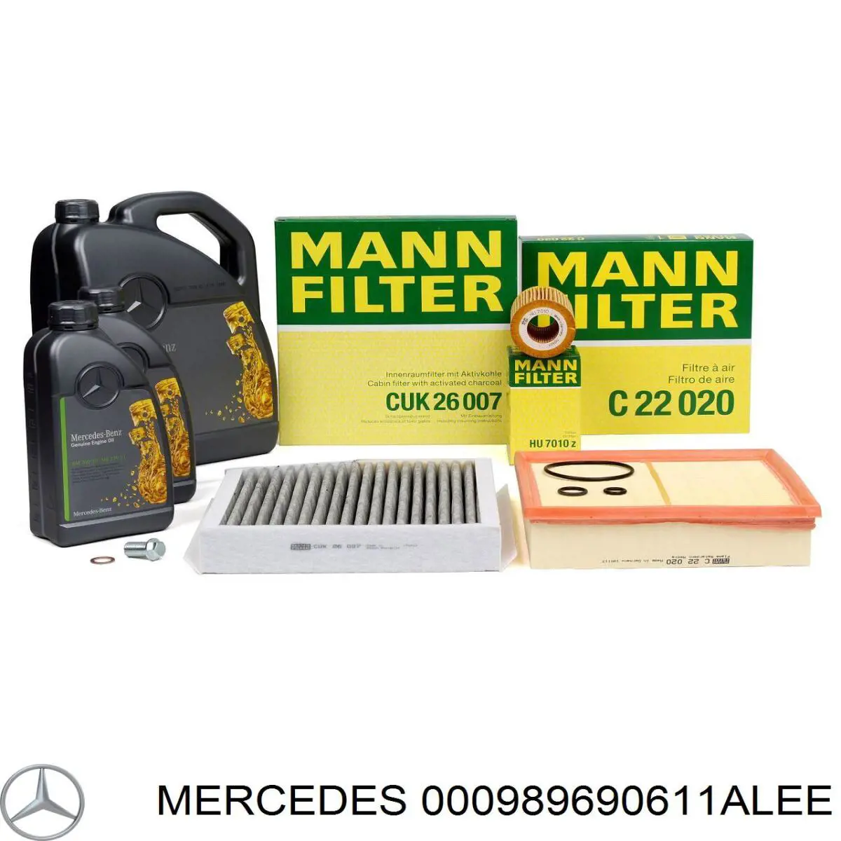 000989690611ALEE Mercedes Масло двигателя